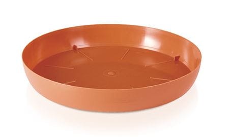 Podstawka Terra plastikowa BARDZO DUŻA terakota 50 cm