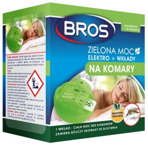 Zielona Moc elektro + wkłady na komary BROS