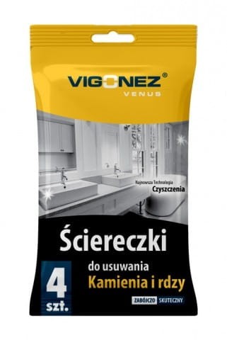 Ściereczki do usuwania kamienia i rdzy VIGONEZ VENUS 4szt
