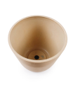 Doniczka z kompozytu BEŻOWA 25x20,5cm