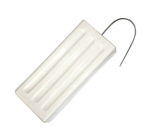 Nawilżacz powietrza na KALORYFER Paski BIAŁY ceramiczny 21cm