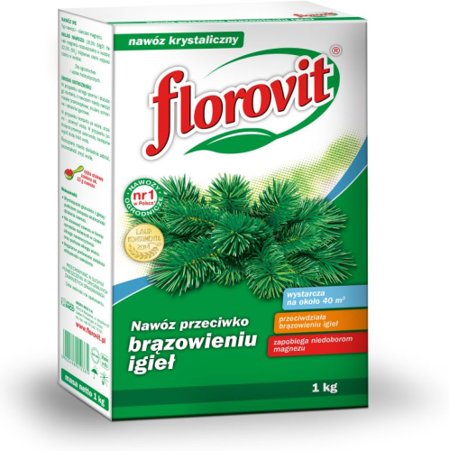Nawóz przeciwko brązowieniu igieł FLOROVIT 1kg