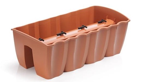 Skrzynka balkonowa CROWN doniczka Terakota PROSPERPLAST 60cm