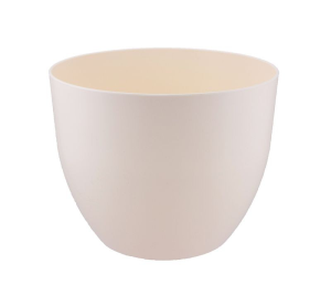 Doniczka Orchidea 15cm KREMOWA z Połyskiem