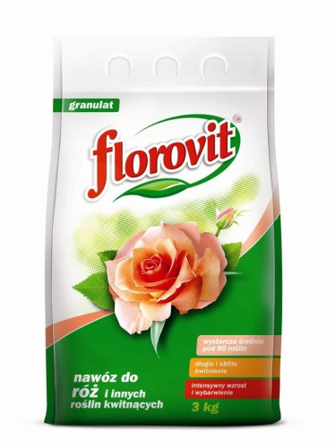 Nawóz granulowany do róż FLOROVIT 3kg