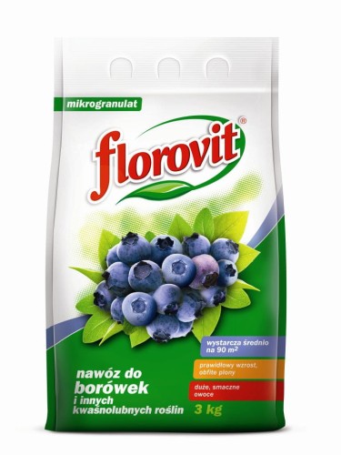 Nawóz do borówek i roślin kwaśnolubnych FLOROVIT 3kg
