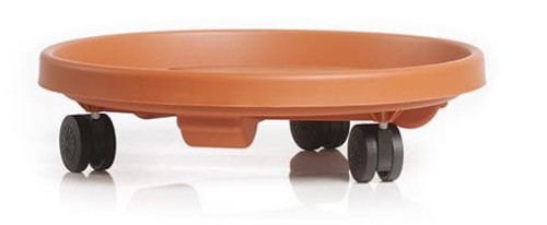 Podstawka na kółkach Terakota PROSPERPLAST 30cm