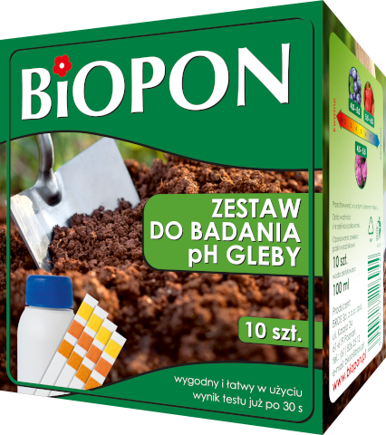 Zestaw do badania PH GLEBY 10szt BIOPON