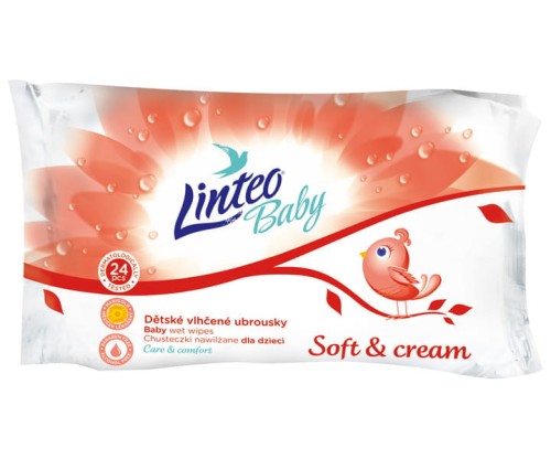 Chusteczki nawilżane Baby 24szt. LINTEO