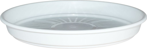 Podstawka matowa z rantem 14cm BIAŁA