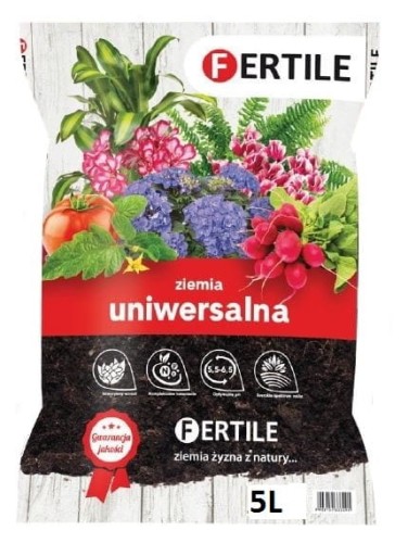Ziemia, podłoże uniwersalne 5L FERTILE