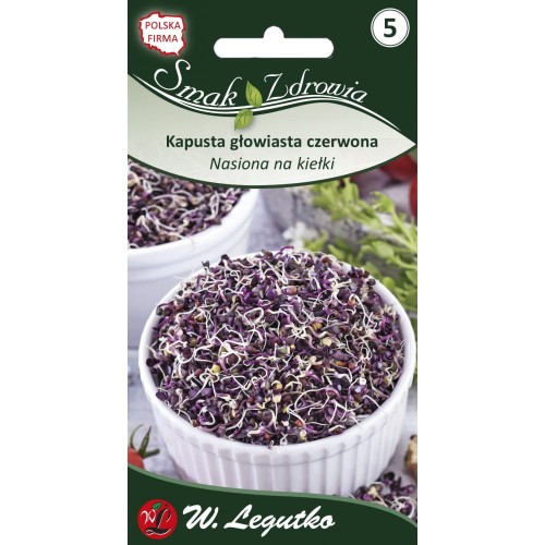 Kiełki BIO kapusta czerwona 10g LEGUTKO