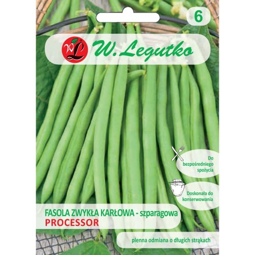 Fasola szpar. ziel. PROCESSOR 40g LEGUTKO