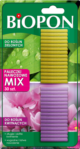 Pałeczki nawozowe MIX 30szt BIOPON
