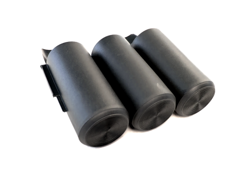 Palisada plastikowa GRAFIT grube paliki 2,20m