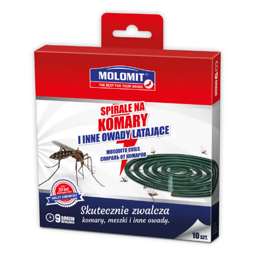Spirale na komary 10szt MOLOMIT