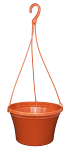 Doniczka wisząca IRYS 18cm TERAKOTA