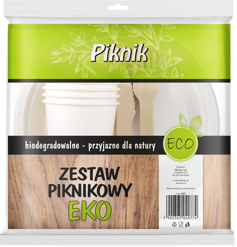 Zestaw Piknikowy EKO dla 4 osób