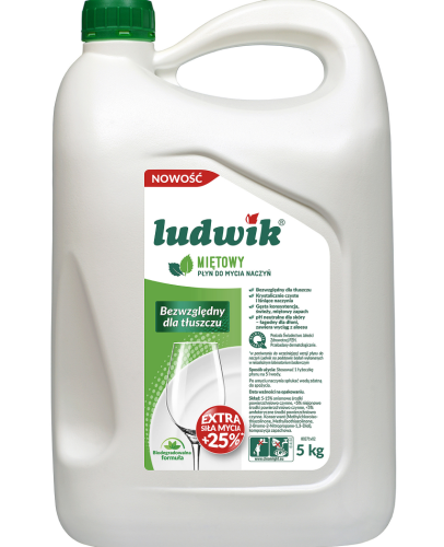 Ludwik Płyn do naczyń Miętowy 5kg