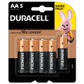 Baterie alkaliczne AA  DURACELL 5szt