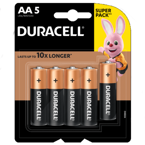 Baterie alkaliczne AA  DURACELL 5szt