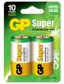 Baterie R20 Super alkaliczne D 2szt GP