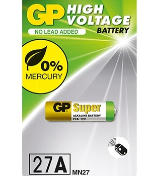 Bateria 27AF-2C5 do pilotów samochodowych 12V GP 1szt