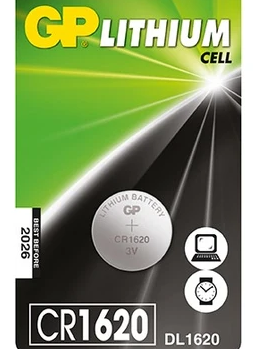 Bateria CR1620 litowa guzikowa 3V GP 1szt