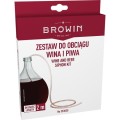 Wężyk PCV z rurką szklaną do obciągu wina BROWIN