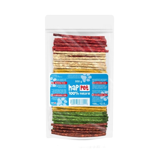 Kabanos dla psa mix  12,5cm HAPPET 100szt