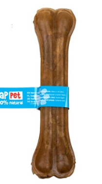 Kość prasowana 30cm skóra wołowa PB07 HAPPET 1szt