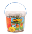 Mieszanka karma dla papug średnich 650g wiaderko MEGAN