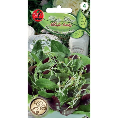Baby leaf Mieszanka Łagodna młode listki 1,5g LEGUTKO