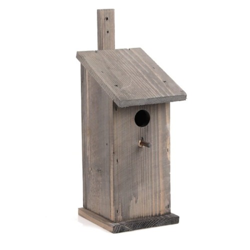 Budka lęgowa SZARA dla sikorek lub kosów TD015.M 