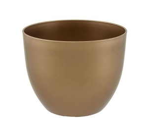 Doniczka Orchidea 15cm ZŁOTA z Połyskiem