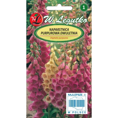 Naparstnica purpurowa dwuletnia 0,5g LEGUTKO