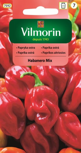 Papryka ostra Habanero mix 25szt VILMORIN