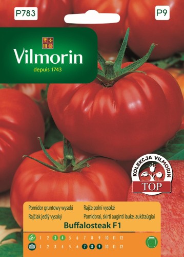 Pomidor Buffalosteak F1 gruntowy 10 nasion VILMORIN 