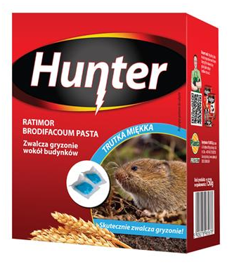 Pasta na myszy i szczury 150g HUNTER