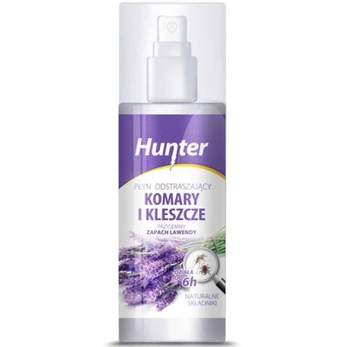 Hunter Płyn odstraszający komary i kleszcze 100ml naturalny