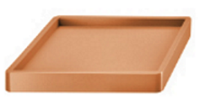 Platforma jezdna podstawa Square IPRS300 terakota PROSPERPLAST