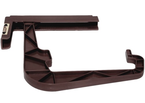 Uchwyt REGULOWANY do skrzynek balkonowych BRĄZOWY 1szt