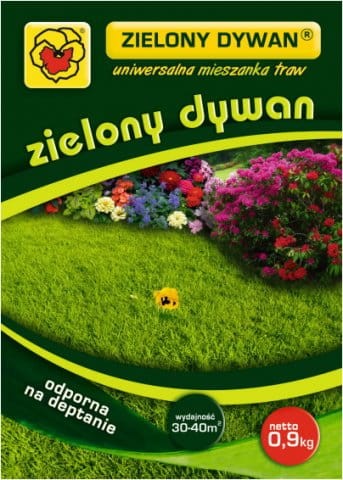 Trawa Zielony Dywan kiełkowanie 99% BRATEK 0,9kg