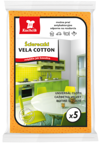 Ściereczka VELA COTTON 5szt KUCHCIK