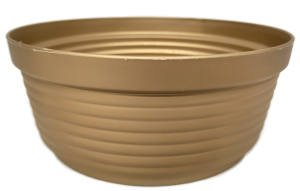 Miska PROSTA Donica 19cm ZŁOTA