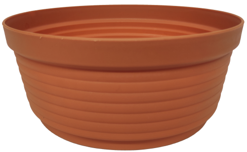 Miska PROSTA Donica 22cm TERAKOTA