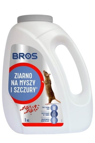 Ziarno na myszy i szczury 1kg BROS