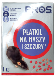 Płatkil na myszy i szczury 1kg BROS