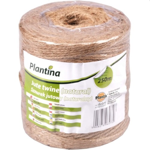 Sznurek jutowy 250m naturalny PLANTINA