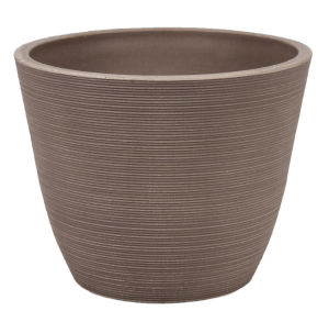 Donica z kompozytu w prążki 15cm TAUPE GS13D15.TP